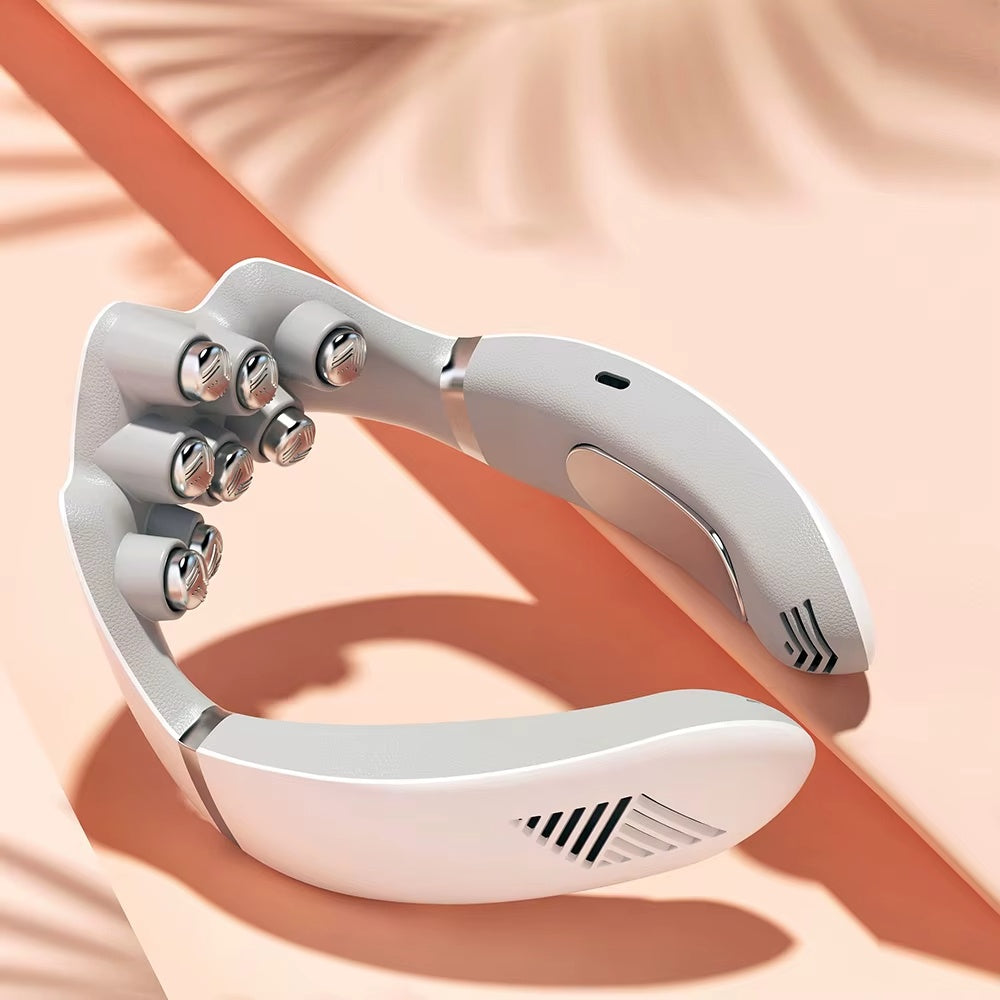 Wireless Personal Portable Neck Wearable Massagers" Cold And Warm Hanging Neck Massager