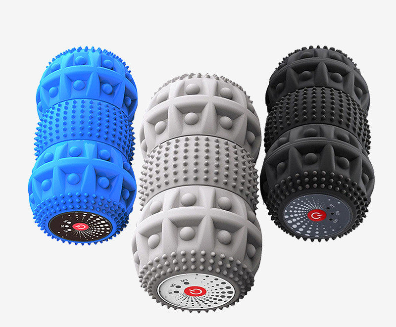 Electric Deep Tissue Foam Roller" Vibrating Sports Recovery Peaunt Massage Ball
