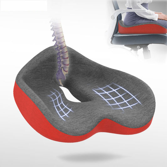 Ergonomic Seat Cushion" Office Long-term Cushion Memory Foam, Car Cushion Four Seasons