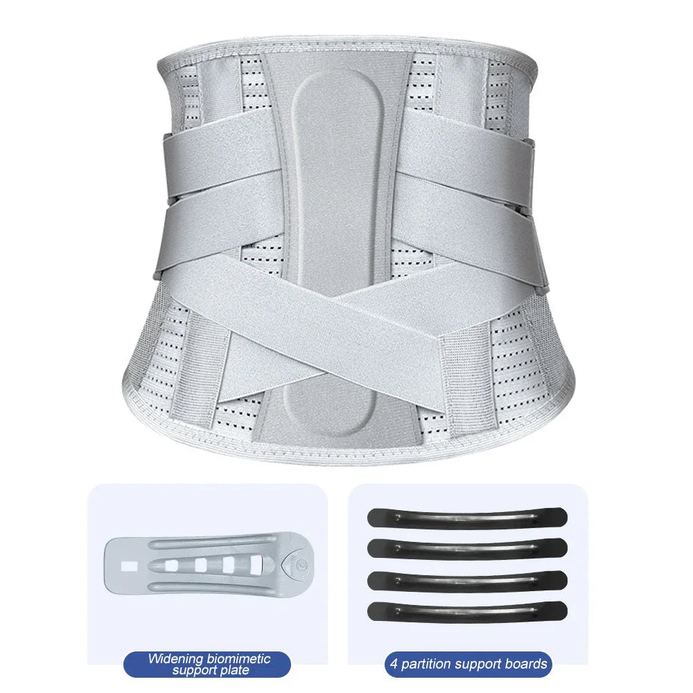 Back Brace for Lower Back Pain Relief, Lumbar Support Belt with Lumbar Pad, Ergonomic Design for Herniated Disc, Sciatica
