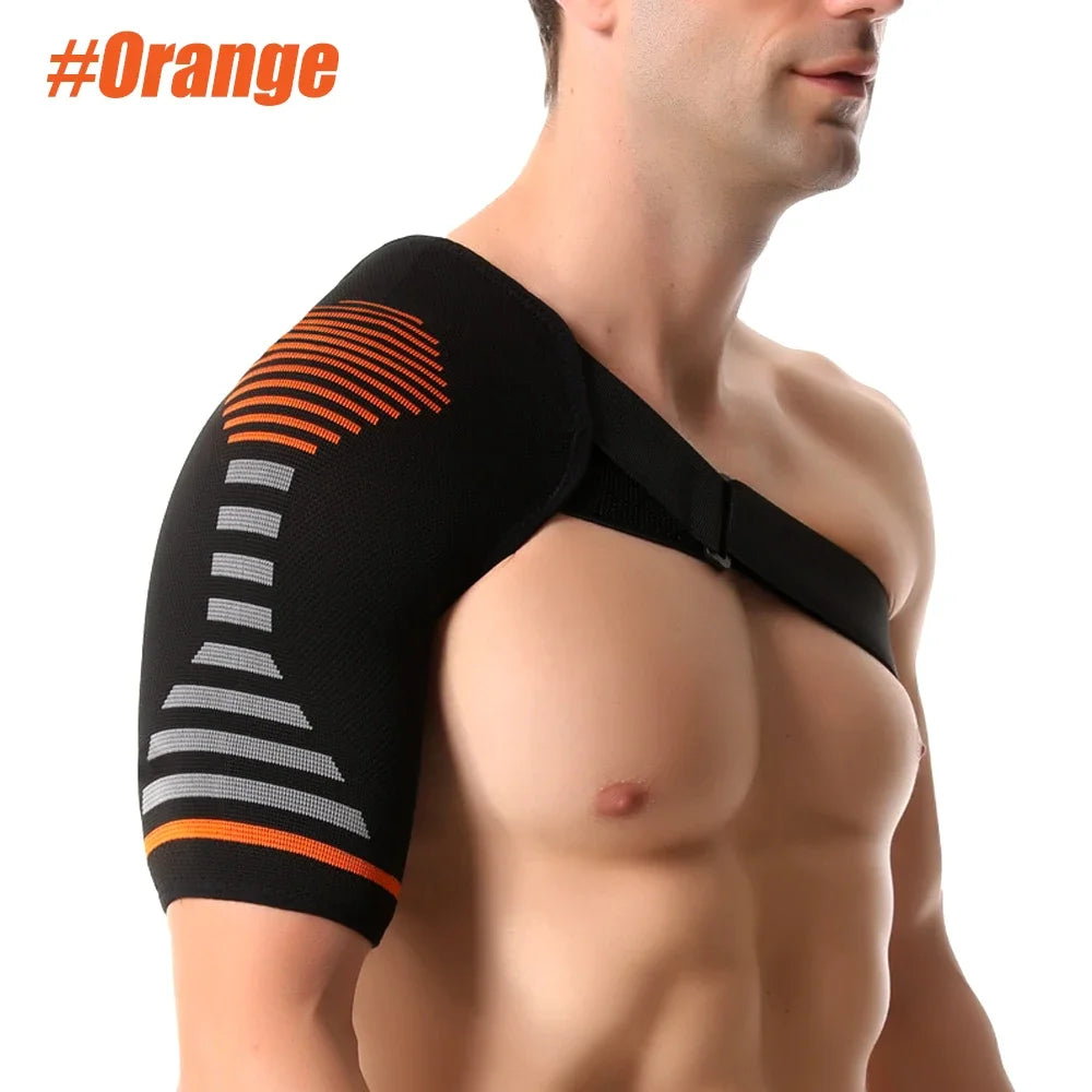 Professional Shoulder Brace - Support and Compression Sleeve, AC Joint - Arm Immobilizer Wrap, Stability Strap - for Men & Women