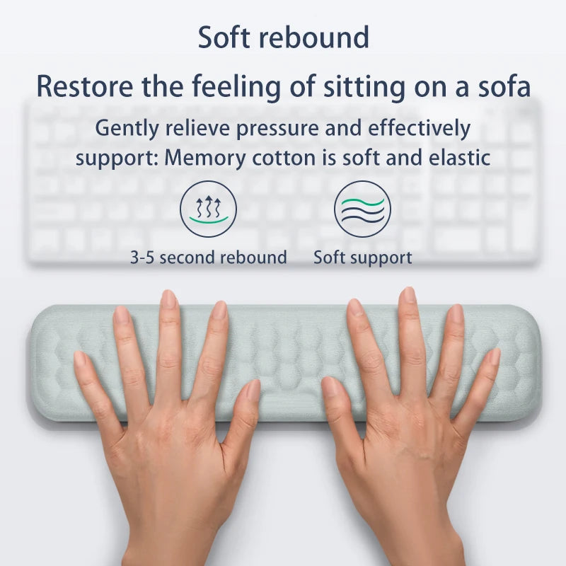 Keyboard Pad Mousepad Ergonomic Keyboard Mouse Wrist Rest Office Typing Protection Relax Wrist Memory Mouse Pad Computer Laptops