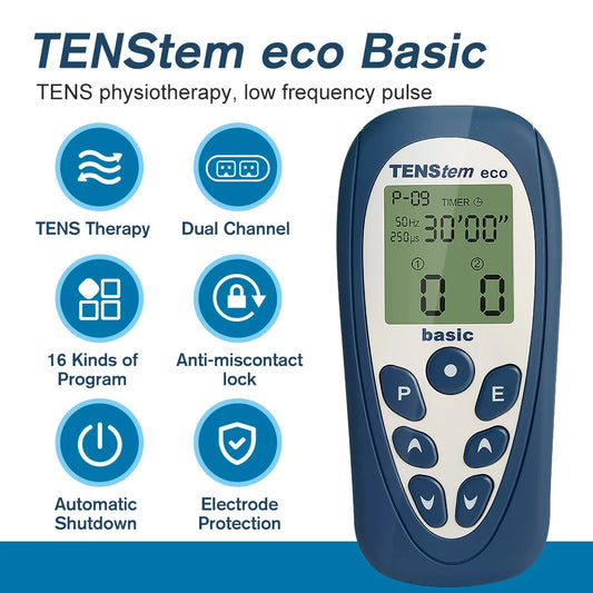 Tens Unit Muscle Stimulator 16 Massage Mode Tens EMS Machine Device Touchscreen Massager Intensity Deep Tissue Shoulder Pain Rel