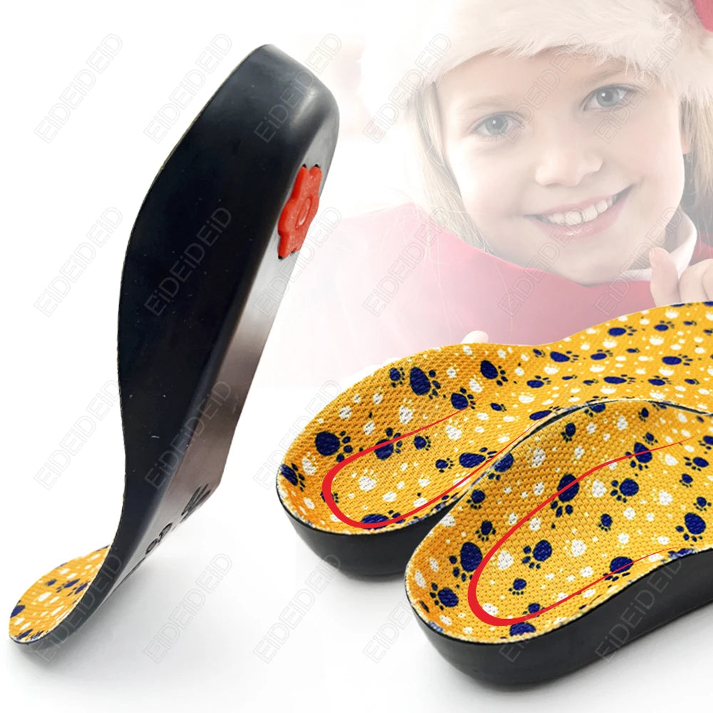 Children orthopedics Insoles for Arch Support Flat Feet Correction for Kids Orthotic Shoe Inserts Improve Foot Posture Unisex